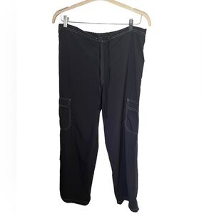 Blanc Noir Black Nylon Cargos M